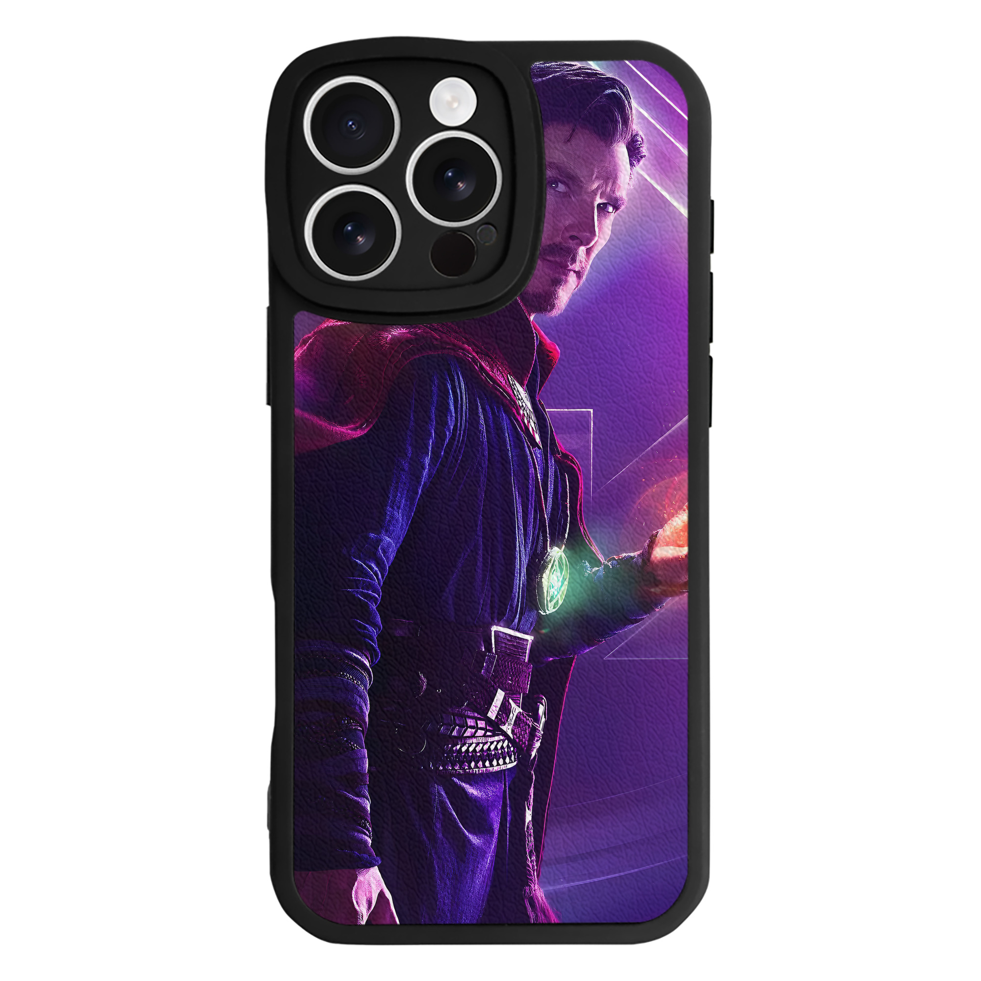 （画像用） アベンジャーズ The Avengers 【iPhone 16シリーズ対応】シリコンスマホケース（レザー調） 材質：シリコン